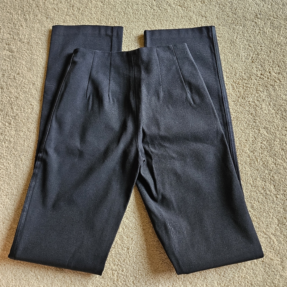 NWT Vintage Maria Bianca Nero Tuxedo Stripe Black Pants Size P - Picture 4 of 5